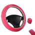 Car Steering Wheel Cover 16 colors Winter Universal Hand Brake Gear Position Gear Three-piece Fur Cover Car Interior Accessories