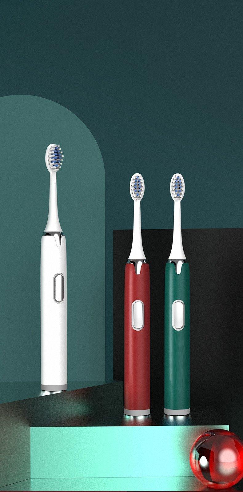 Ultrasonic Sonic Powered Electric Vibration Toothbrush Rechargeable For Adults Whitening USB Rechargeable Teethbrush For Men and Woman