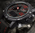 Men's Multifunction Digital Analog Waterproof Watch With Alarm And Automatic Time Zones Unique Design Excellent Gift