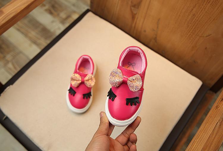 Children's Girls Princess Shoes Bow Big Casual High Quality Material Comfortable No-slip Shoe