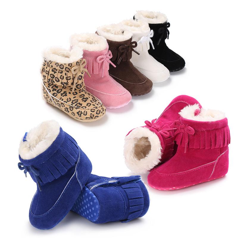 Children's Autumn Winter 2021 Children's Cotton Boots Anti Slip Warm Children's Snow Boots