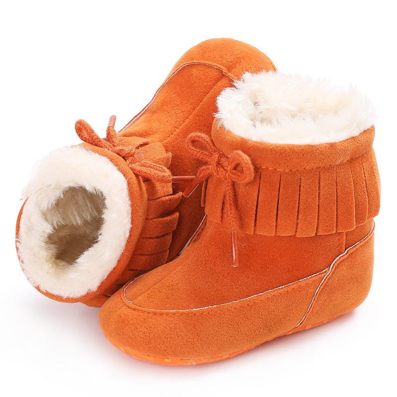 Children's Autumn Winter 2021 Children's Cotton Boots Anti Slip Warm Children's Snow Boots