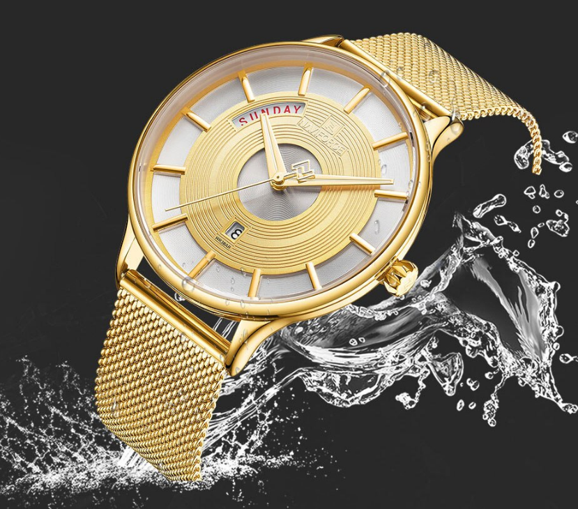 Universal Waterproof Modern Luxury Watch Stainless Steel Hardlex Glass Excellent Design Perfect Gift For Him