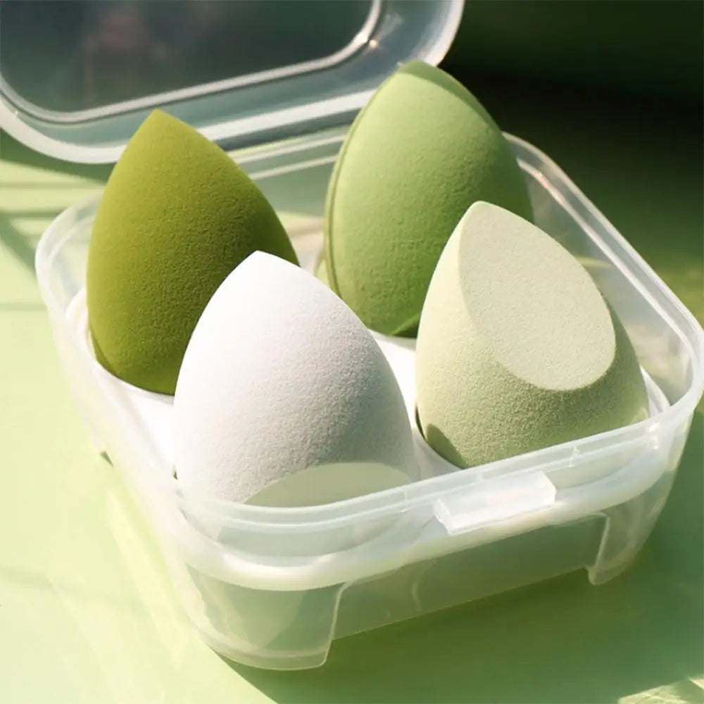 4Pcs Makeup Blender Sponge Foundation Blending Sponge Flawless Makeup Application - Women Makeup Beauty Tool - ALLURELATION - Beauty sponge, Beauty tool, Blender sponge, blending sponge, Make up, Sponge for make up, women make up - Stevvex.com