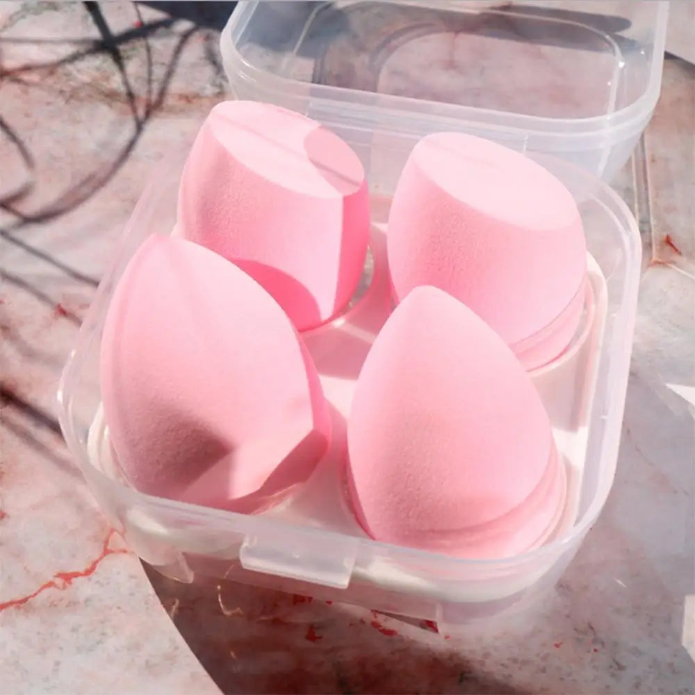 4Pcs Makeup Blender Sponge Foundation Blending Sponge Flawless Makeup Application - Women Makeup Beauty Tool - ALLURELATION - Beauty sponge, Beauty tool, Blender sponge, blending sponge, Make up, Sponge for make up, women make up - Stevvex.com