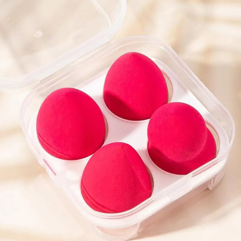 4Pcs Makeup Blender Sponge Foundation Blending Sponge Flawless Makeup Application - Women Makeup Beauty Tool - ALLURELATION - Beauty sponge, Beauty tool, Blender sponge, blending sponge, Make up, Sponge for make up, women make up - Stevvex.com