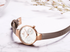 Elegant Women's Analog Quartz Watch With Leather Belt Waterproof Wristwatch Excellent Design Perfect Gift