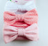 Modern 3Pcs Set Elastic Baby Headband Cute Bow Knot Kids Hair Bands For Newborn Baby Girl