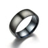 New Black Men Ring 100% Titanium Carbide Men's Jewelry Wedding Bands Classic Boyfriend Gift