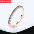 Luxury Diamond Wedding Ring For Women In Shiny Modern Classical Multicolor Mini Cubic Zirconia Rose Gold Style Color Cubic Zirconia Jewelry