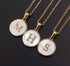 NEW Luxury Gold Color 26 Letter Necklaces In Alphabet Letter Pendant Necklace Fashion Chain  Design Necklace For Women and Men