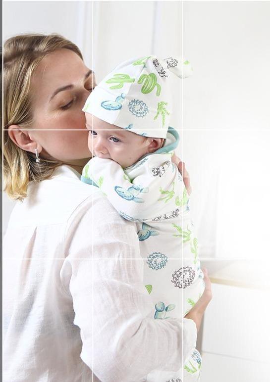 Baby Swaddle Blanket With Cap Swaddle Wrap Swaddling bag  Baby Sleeping Bag