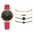 5Pcs Elegant Stylish Buckle Quartz Wrist Watch Set - Fashion Watches For Women and Girls - ALLURELATION - 578, Best choice for the gift, Best selling watches, casual and fashionable watches, casual and occasional watches, cute ladies watches, Dress Watch, fancy gift, Fashion watches, gift for birthday, gift for the anniversary, Girls watches, Jewelry Watch, luxury watches, Stylish watches, women Luxury watches - Stevvex.com