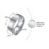 6/8mm Stainless Steel Stress Release Spinner Classic Band Ring for Men Accessory - Casual Sport Jewelry - ALU133GUREEF