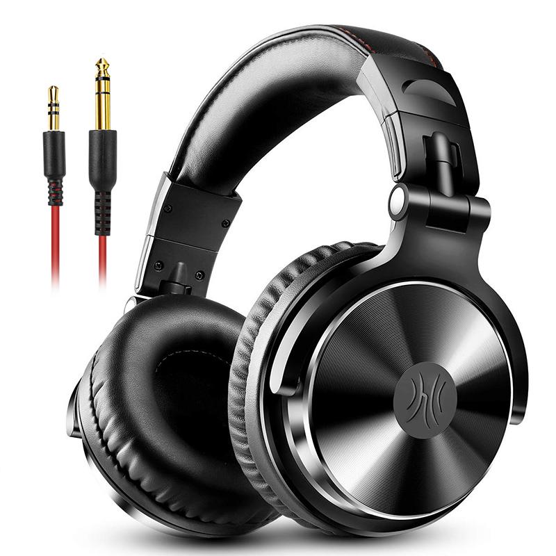 Proffesional Studio Luxury STEVVEX  Headphones Hifi Studio DJ Headphone Wired Monitor Music Gaming Headset Earphone For Phone Computer PC With Mic