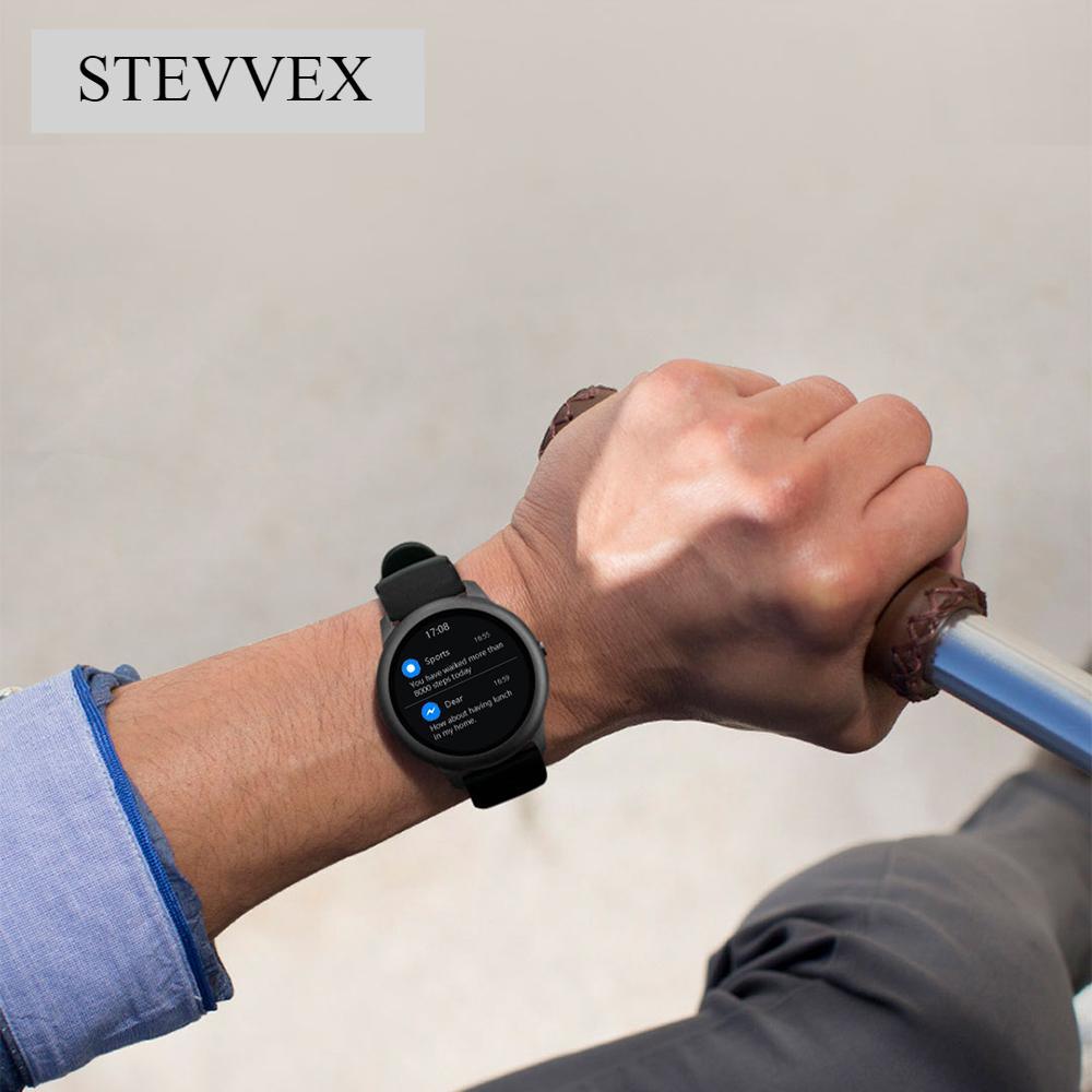 STEVVEX Solar Smart Watch  Sport Metal Heart Rate Sleep Monitor IP 68 Waterproof iOS Android Global Version