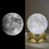 Moon Lamp Moon Light Night Light for Kids Gift for Women USB Charging and Touch Control Brightness 3D Printed Warm and Cool White Lunar Lamp