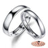 I LOVE YOU Couple Stainless Steel Unisex Wedding Rings for Women and Men Lover Anniversary Jewelry Gift