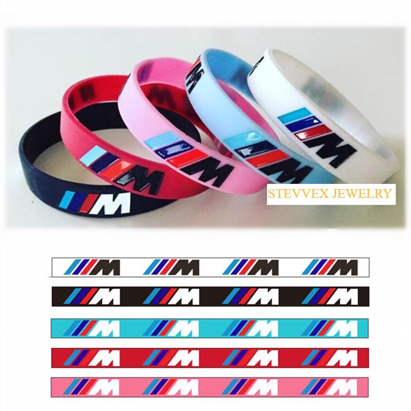 Hologram Bracelet ///M Sport M Power Black White Silicone Wristband Bangle for Auto Club Fans M3 M5 M6 3/5/7 Series