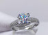 New 925 Sterling Silver Luxury Zircon Diamond Ring Elegant Wedding Fine Epic Jewelry Design