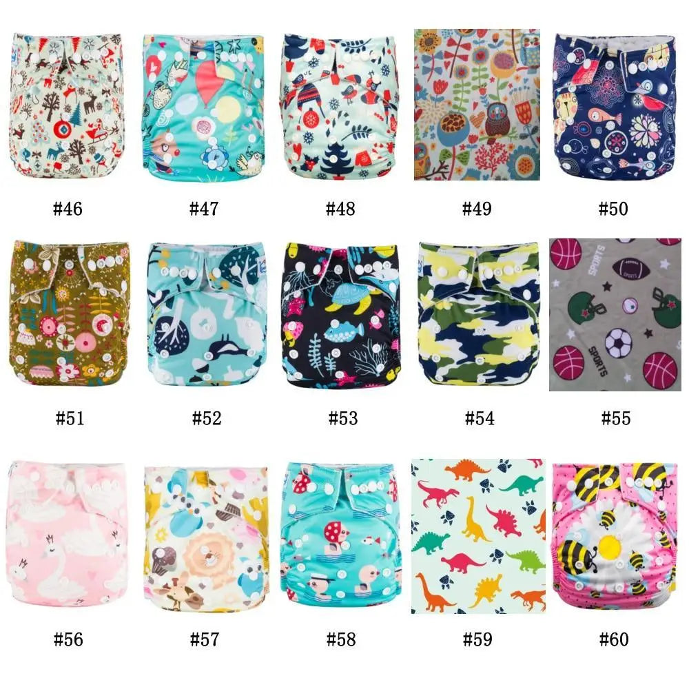 6pcs/Pack Baby Cloth Diapers Microfleece Linning Pocket Diaper Washable Reusable High Quality Nappy - STEVVEX Baby - baby, baby care, baby cloth nappy, baby diapers, baby items, baby nappies, baby nursing products, baby products, baby washable diapers, baby washable nappies, gifts for babies, gifts for baby shower, gifts for newborns, waterproof diapers, waterproof nappies - Stevvex.com