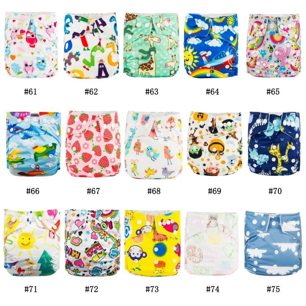 6pcs/Pack Baby Cloth Diapers Microfleece Linning Pocket Diaper Washable Reusable High Quality Nappy - STEVVEX Baby - baby, baby care, baby cloth nappy, baby diapers, baby items, baby nappies, baby nursing products, baby products, baby washable diapers, baby washable nappies, gifts for babies, gifts for baby shower, gifts for newborns, waterproof diapers, waterproof nappies - Stevvex.com