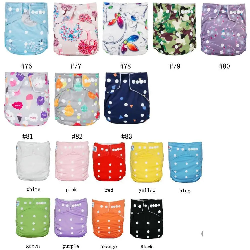 6pcs/Pack Baby Cloth Diapers Microfleece Linning Pocket Diaper Washable Reusable High Quality Nappy - STEVVEX Baby - baby, baby care, baby cloth nappy, baby diapers, baby items, baby nappies, baby nursing products, baby products, baby washable diapers, baby washable nappies, gifts for babies, gifts for baby shower, gifts for newborns, waterproof diapers, waterproof nappies - Stevvex.com