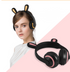 Interesting New Kids Headphones Wireless Bluetooth In Cat Ears Headphones Style With Noise Reduction Live Breathing Lights Glare and LED Lights