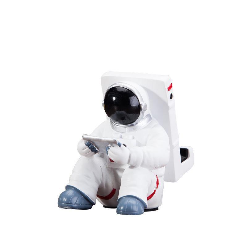 Creative Astronaut Spaceman Phone Holder For Desk Cell Phone Stand Tablets Holder Supporter