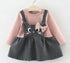 Baby Girls Dresses with Bag-Kids Clothes Baby for Birthday Party Princess Dress In Cat Modern Design