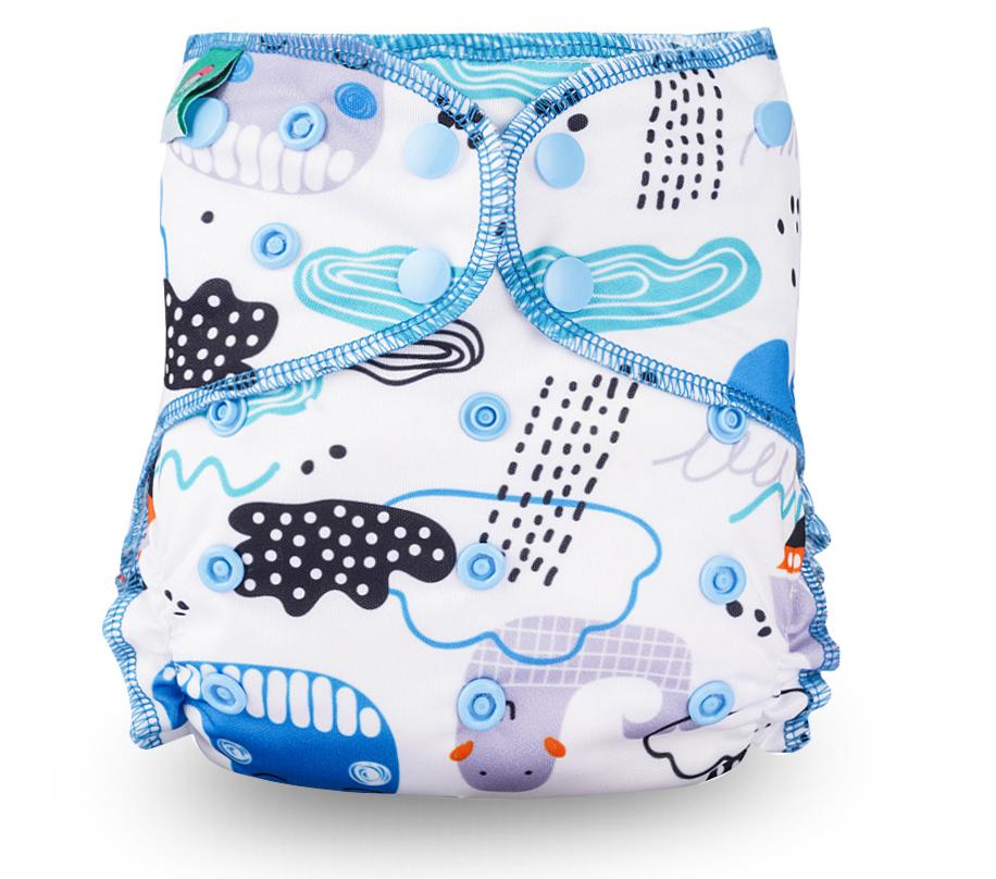 Baby Cloth Diaper Reusable Heavy Wetter Hybrid Waterproof  Bamboo Washable Baby Nappy Diapers For Girls and Boys Baby