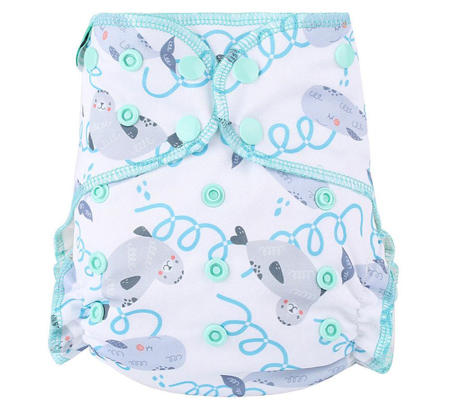 Baby Cloth Diaper Reusable Heavy Wetter Hybrid Waterproof  Bamboo Washable Baby Nappy Diapers For Girls and Boys Baby