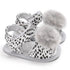 Baby 0-18M Newborn Children Shoes Leopard Cute Ball Wear Non-slip Shoes High Quality Soft And Comfortable Shoe