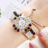 New Luxury Rhinestone Bracelet Watch Women Watches Ladies Wristwatch Clock For Female and Girls