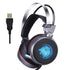 Proffesional Studio Gaming PC Headphones With LED Lights In Modern Luxury Metal Design For Gamers and DJ