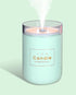 280ML Ultrasonic Air Humidifier Candle Romantic Soft Light USB Essential Oil Diffuser Car  Aroma Mist Maker