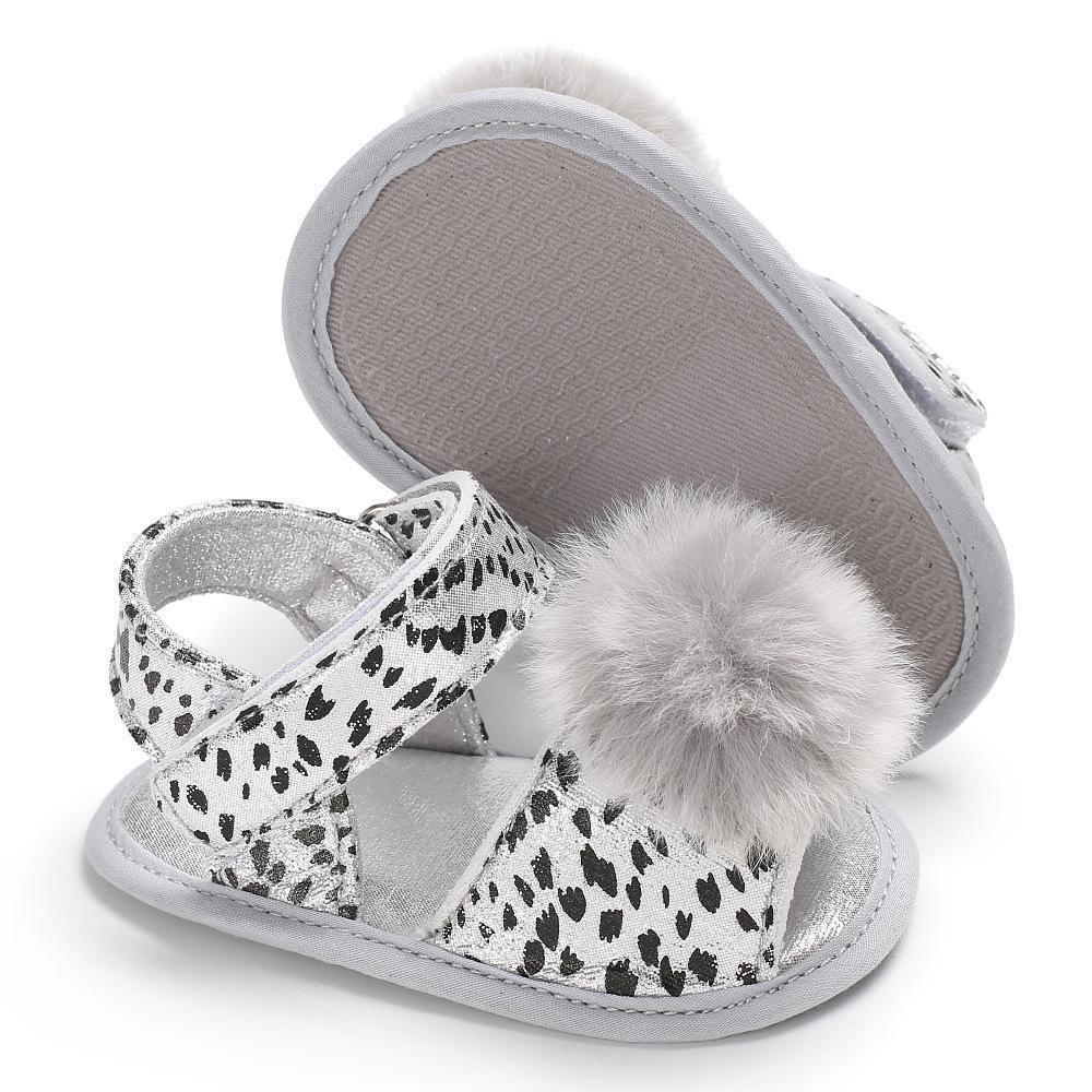 Baby 0-18M Newborn Children Shoes Leopard Cute Ball Wear Non-slip Shoes High Quality Soft And Comfortable Shoe