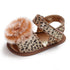 Baby 0-18M Newborn Children Shoes Leopard Cute Ball Wear Non-slip Shoes High Quality Soft And Comfortable Shoe