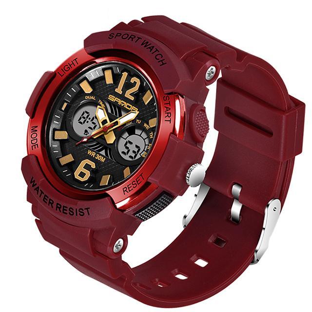 Fashion New Women Sports  Waterproof 50m Watch With Digital LED Ladies Shock Display in  Military Electronic Army Style