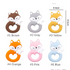 New Sets Baby Silicone Teether Rodent Silicone Animal Fox Teeth Chew Children Goods