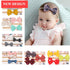 Baby Girls Headband Infant Elastic Headwear Kids Hair Accessories Bow Set For Baby Girls