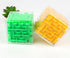 3D Maze Magic Cube Transparent Six-sided Puzzle Speed Cube Rolling Ball Game Maze Toys for Children Educational