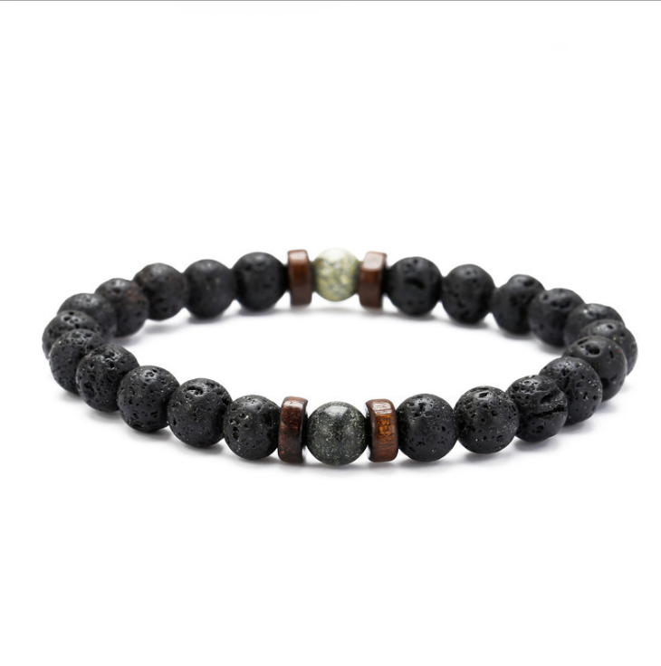 Epic Legendary Volcanic Stone Bracelet For Men And Women