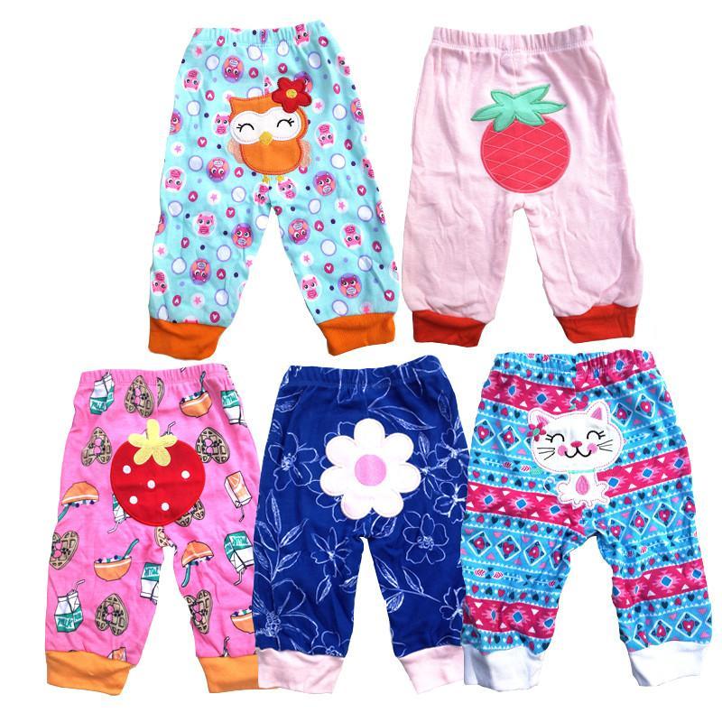 Modern Interesting 5pcs Baby Pants pack 0-2years PP pants trousers Baby Infant Cartoon For Boys And Girls Clothing Pants Set