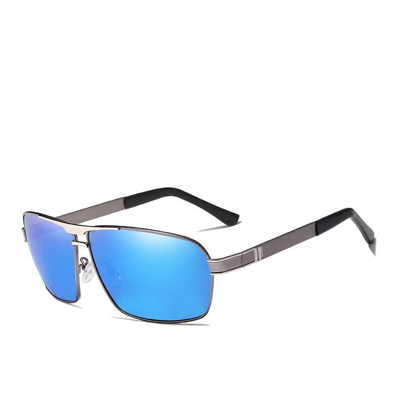 Luxury Men Business Classic Sunglasses High Quality Metal Frame and Polarized Glasses on Sunglasses With UV400 Protection