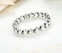 Silver Star Ring For Women Wedding 925 Sterling Silver Stackable Finger Ring Luxury Jewelry