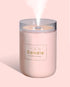 280ML Ultrasonic Air Humidifier Candle Romantic Soft Light USB Essential Oil Diffuser Car  Aroma Mist Maker