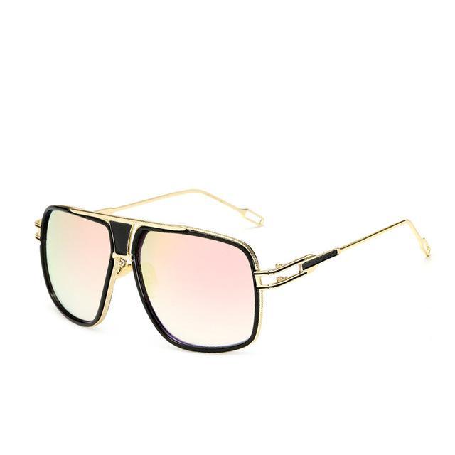 NEW Elegant Luxury Trend Driving Sunglasses  Gold Big Frame  Oversized Square For Man and  Women Sunglasses