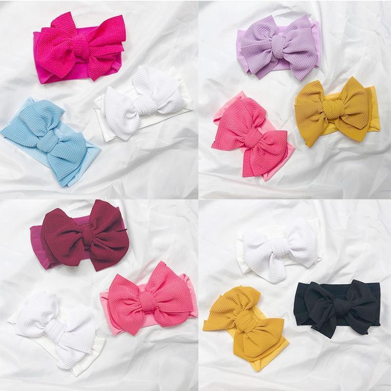 Baby Headbands For Newborn Hair Band Cute Baby Bow Flower Elastic Bow Headwear Kids Gifts Girl Hair Accessories