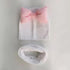 infant Baby Hat Girl big bow Butterfly Knot Cap cotton Collar Scarf set hat for girls baby